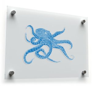 Blue Octopus Sticker
