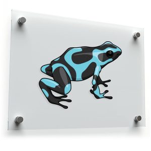Blue Poison Dart Frog Vinyl Sticker