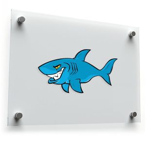 Blue Shark Sticker