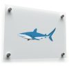 Blue Shark Vinyl Sticker 1