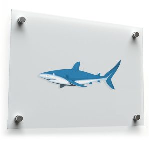 Blue Shark Vinyl Sticker