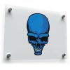 Blue Skull Sticker