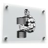 Bodybuilder Dumbbell Sticker