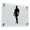 Bodybuilder Silhouette Sticker 1