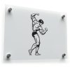 Bodybuilder Silhouette Sticker