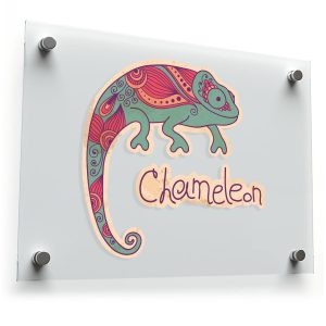 Boho Chameleon Sticker
