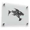 Bold Angler Fish Tribal Decal