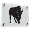 Bold Bison Silhouette Sticker 1