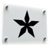 Bold Black Star Vinyl Sticker 1