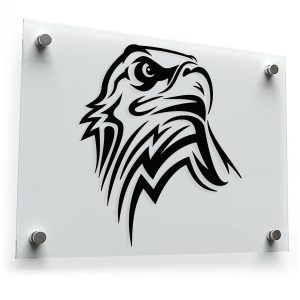 Bold Eagle Head Decal