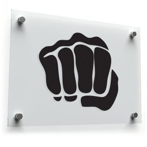 Bold Fist Vinyl Sticker