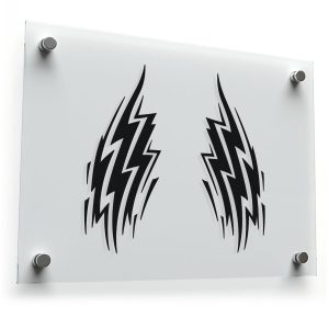 Bold Lightning Bolt Decal
