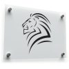 Bold Lion Silhouette Decal 1