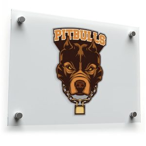 Bold Pitbull Sticker