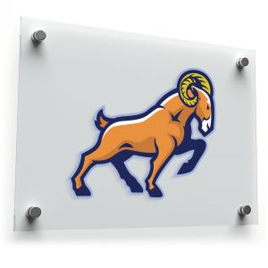 Bold Ram Vinyl Sticker