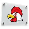 Bold Rooster Head Sticker 1