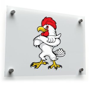 Bold Rooster Sticker