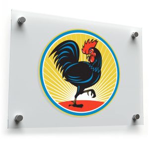 Bold Rooster Vinyl Sticker