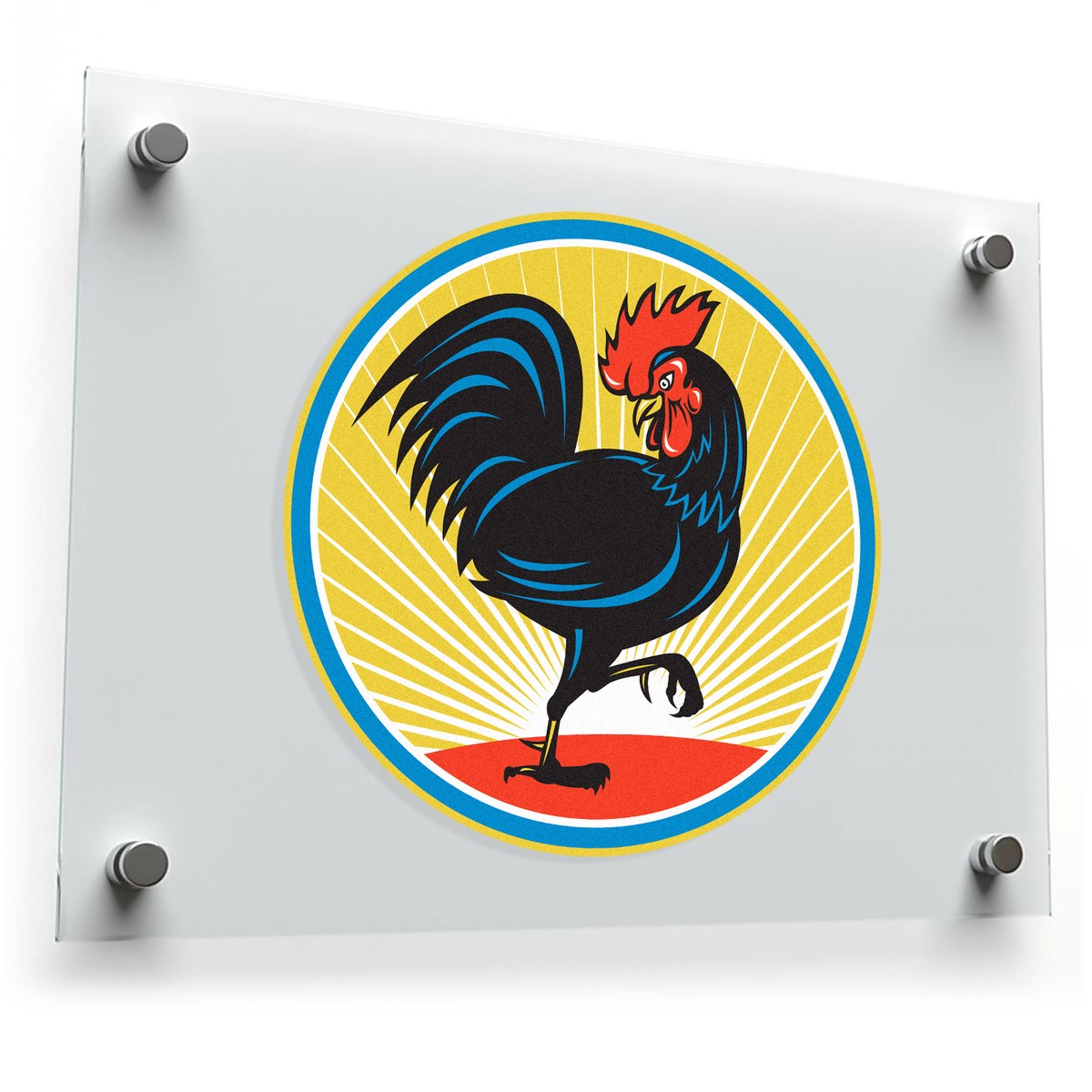 Bold Rooster Vinyl Sticker 3 Bold Rooster Vinyl Sticker