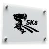 Bold SK8 Skateboarder Sticker 1