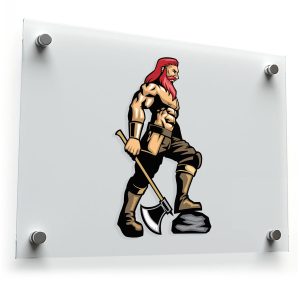 Bold Viking Warrior Decal