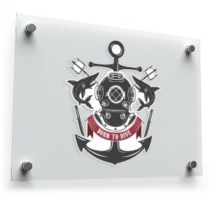Born to Dive Decal