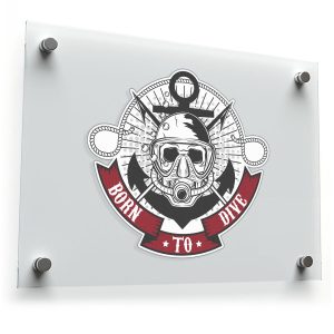 Born to Dive Sticker