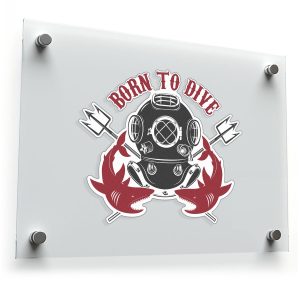 Born to Dive Sticker