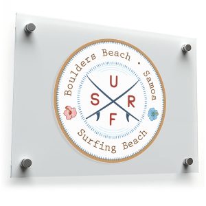 "Boulders Beach Surfing" Sticker