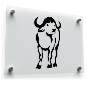 Buffalo Silhouette Sticker