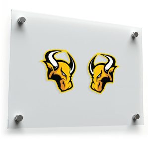 Bull Head Sticker Set