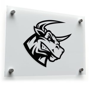 Bull Head Vinyl Sticker