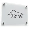 Bull Silhouette Sticker