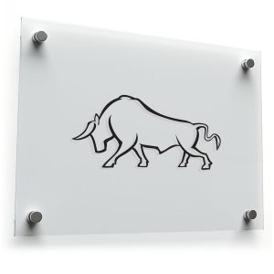 Bull Silhouette Sticker