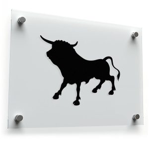 Bull Silhouette Sticker