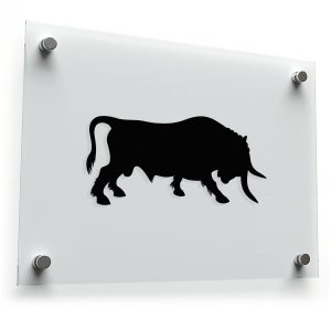 Bull Silhouette Sticker
