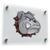 Bulldog Mascot Sticker