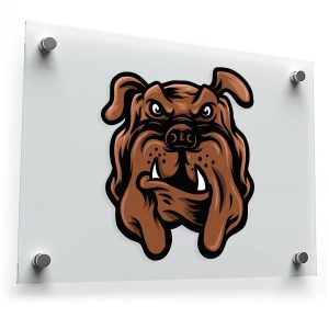 Bulldog Vinyl Sticker