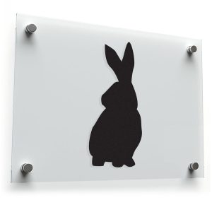 Bunny Silhouette Vinyl Decal