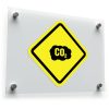 CO2 Caution Sign Sticker