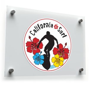 California Surf Vinyl Decal