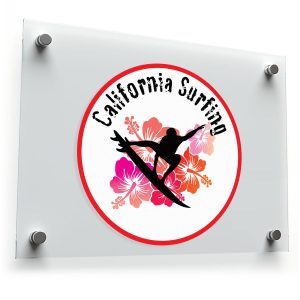 California Surfing Sticker