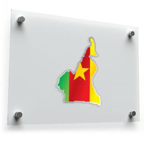 Cameroon Map Sticker