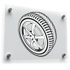 Car Tire Vinyl Sticker
