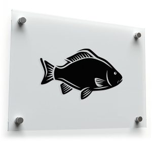 Carp Silhouette Sticker