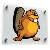 Cartoon Beaver Sticker