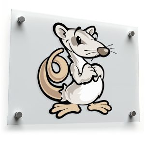 Cartoon Ferret Sticker