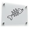 Cartoon Fish Skeleton Sticker