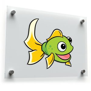 Cartoon Goldfish Sticker