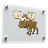 Cartoon Moose Sticker 1